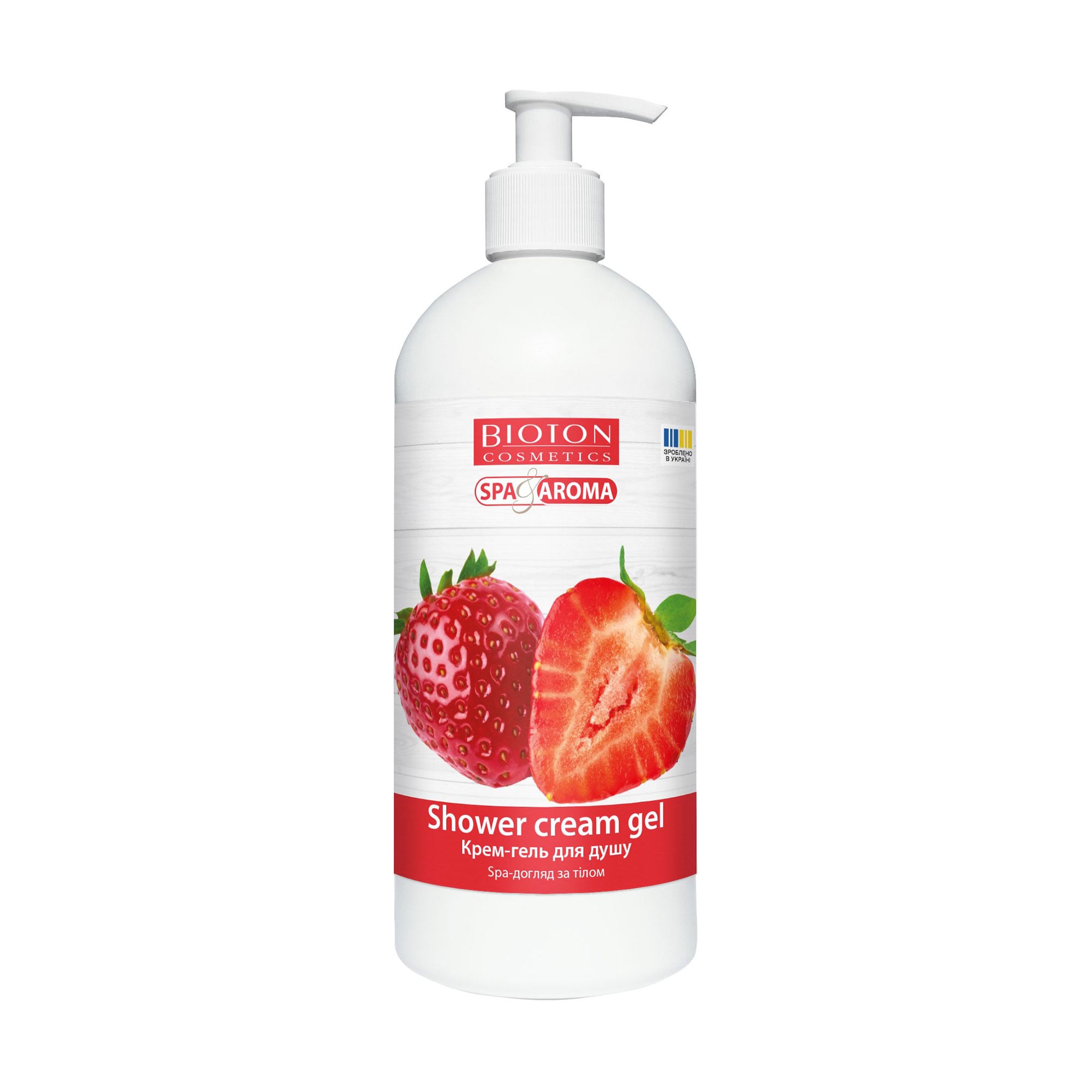 Крем-гель для душу Bioton Cosmetics Spa &amp; Aroma Полуниця, 750 мл